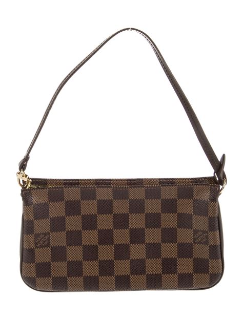 LOUIS VUITTON Damier Ebene Navona Pochette Accessories 